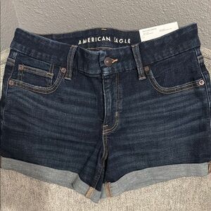 American Eagle Women's Curvy Denim Shorts 6